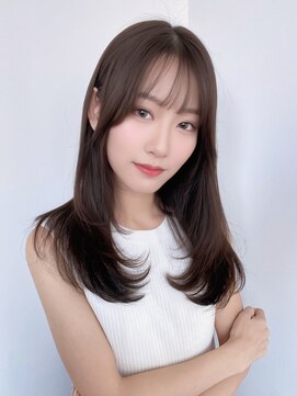 ユーフォリア 池袋東口駅前店(Euphoria) 20代30代40代レイヤーカット前髪韓国ヘアくびれヘア大人美人