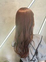 ミック ヘアアンドメイク アップ 駒込店(miq Hair&Make up) ゆる巻きピンクベージュ
