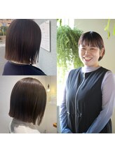 Saloスタイリスト＿内藤明日香★「似合わせショート/ボブ/潤いカラー」*女性目線でセンス溢れるスタイルに*