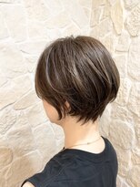 アムネシア 三軒茶屋(AMNESIA)&nbsp;くすみベージュ/耳かけボブ/ショコラブラウン