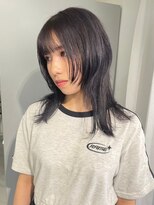 スウィープ(sweep)&nbsp;レイヤーカット/ロングウルフ/アッシュ/グレージュ/天神/今泉