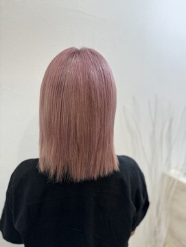 ラビス クローバー(Lovis clover) 前髪カタログ　アンブレラカラー　こなれミディ