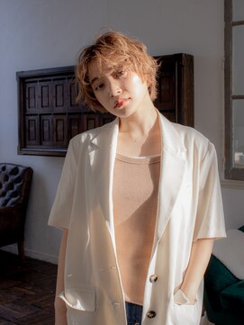 エーバイフー 江坂店(A BY WHO) A BY WHO江坂/マッシュショート/パーマスタイル