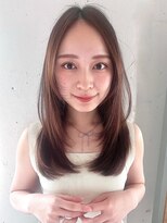 似合わせカット20代30代40代◎前髪愛されセミディイメチェン