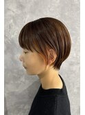 インナー×ショートスタイル/丸みショートボブ
