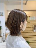 大人美人くびレイヤー透明感インナーカラーハイトーン