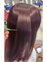 オシャレドロボウ ビス OSHARE DOROBO bis&nbsp;【オシャドロ/京田辺/新田辺】ワインレッドカラー/ブリーチなし