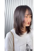 顔周りレイヤーカット