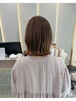 ロンドリゼル 札幌(Lond RiseL)&nbsp;オリーブグレー/前髪/ボブ/マロンベージュ/レイヤーカット/小顔