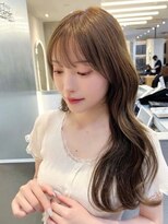 ジーナ 錦糸町(Zina)&nbsp;髪質改善*マロンブラウン小顔レイヤーロング*美髪【Zina錦糸町】