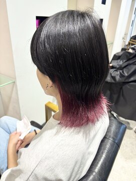 ウルフ×インナーカラー☆