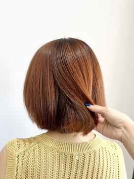 アヤラ オーガニックアンドスパ 東船橋店(AYALA) 【江添茉友】オレンジ/ボブ/ブリーチなし