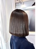 グレージュカラー/ブラウンカラー/艶カラー/透明感カラー/30代