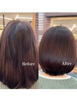 グラン(GRAN)&nbsp;【美髪設計】Before→After髪質改善トリートメント