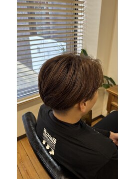美容室 賀流。 ブラウンカラー
