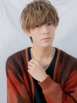 モッズヘア メン 新所沢店(mod's hair men)&nbsp;ハイトーンカラーダウンパーマ爽やかルーズショートe新所沢