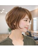小顔ボブ