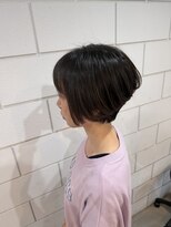アルゴ 茅ヶ崎(ARUGO)&nbsp;顔型別ヘアスタイル特集/ミルクティーブロンド/ダークブルー