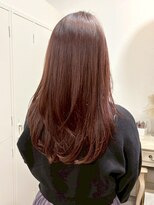 ロッカ(ROCCA)&nbsp;ココアベージュ美髪見えレッドブラウン×まとまりロング
