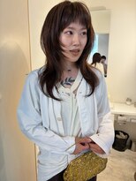 チクロヘアー(Ticro hair)&nbsp;＠Luca レイヤーカット× チョコレートブラウン