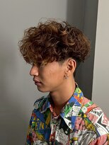 リッチブランドアンドコー 守口店(Rich Brand&Co)&nbsp;スペインカール ハイライトカラー　メンズカット　メンズパーマ