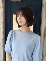 ニーゼロゼロナナ(2007)&nbsp;【王道愛され】切りっぱなしボブ×艶カラー