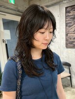 ナヌーク シブヤ(nanuk shibuya)&nbsp;ドライパーマニュアンスパーマウェーブパーマオリーブグレージュ