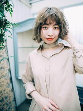 ディバイン ティエドゥール お花茶屋(divine tiedeur) ゆるふわボブ