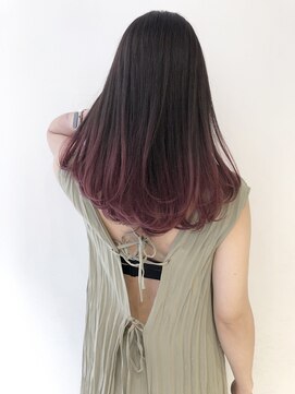 アライブ ハラジュク(ALIVE harajuku) 【ALIVE harajuku】ピンクベージュグラデーションカラーryota