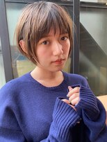 アリエッタ ギンザツー(ARIETTA GINZA2)&nbsp;透明感が可愛い韓国マッシュ/丸みショートボブ/大人ガーリー