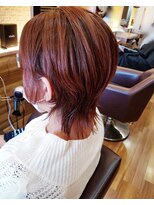 ブレス バイ ファースト 大和吉岡店(Breath by first)&nbsp;ひし形シルエット　くびれウルフ【stylist西條】