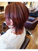 ひし形シルエット くびれウルフ【stylist西條】