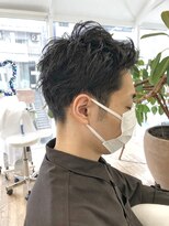 ヘッズ 本八幡店(HEADS)&nbsp;MEN'S HAIR  センターパート　ツイストスパイラル　韓国マッシュ