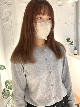 コフィー バイ メルト 吉祥寺(cofy by melt) 【中澤彩乃】オレンジブラウン顔まわりレイヤーウルフカット