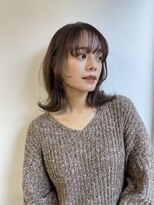 ピープスアンドスー 表参道 渋谷(Peeps&Suu.)&nbsp;【外ハネボブ】髪質改善トリートメント透け感カラー