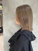 フラッグ ヘアー 天神西通り店(Flag HAIR)&nbsp;ブリーチカラー　まろやかベージュ