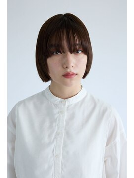 ダブル(W) お悩み解決♪襟足が浮いてしまう方 ショートボブカット自由が丘