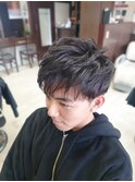 【GROOMER/S 丸山】 コテパーマ スタイル スペインカール