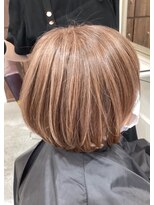 オンカラー(ON.COLOR)&nbsp;大人グレージュハイライトショート