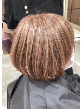 オンカラー(ON.COLOR) 大人グレージュハイライトショート