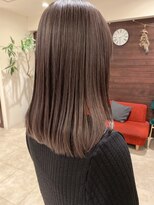 ジャム(Jam)&nbsp;切りっぱなしロブ×グレージュカラーで可愛く★中村大輔