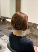 20代30代40代大人可愛い小顔前下がりショートウルフカット