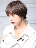 大人可愛い小顔美髪大人ショートボブレイヤーカットA1