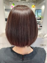 ヴォロ 佐賀(VoLo)&nbsp;切りっぱなしボブ/美髪/ピンクブラウン[佐賀駅]