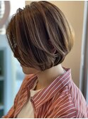 《FORME hair design代表 澤田》前下がりボブ