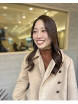 シュク 高円寺(SYUK)&nbsp;顔周りレイヤー/艶感オレンジベージュ【SYUK 高円寺 中野】