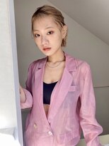 ユイル(Uil)&nbsp;似合わせ小顔ボブ× ブリーチカラー デザインカラー