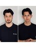 【岡崎・佐藤】 カット+ケアカラー ［men's/フェード/バーバー/渋谷］