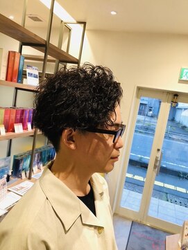 リム(RiM) メンズカット/ソフトツイスト/大人パーマ/マッシュ