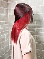 トリエラ 池袋(TRIELA)&nbsp;ルビーレッドインナーカラー